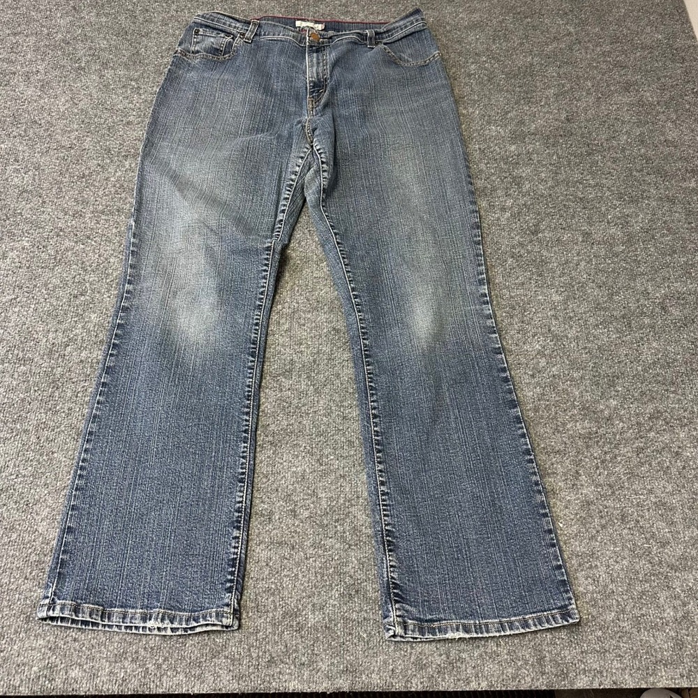 Levi's Jeans Womens Size 14 M Blue Bootcut Stretch Medium Wash Denim 515